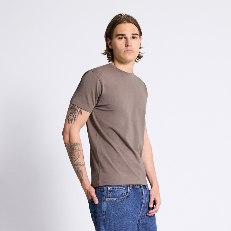 Premium basic tee "Casper" Brown